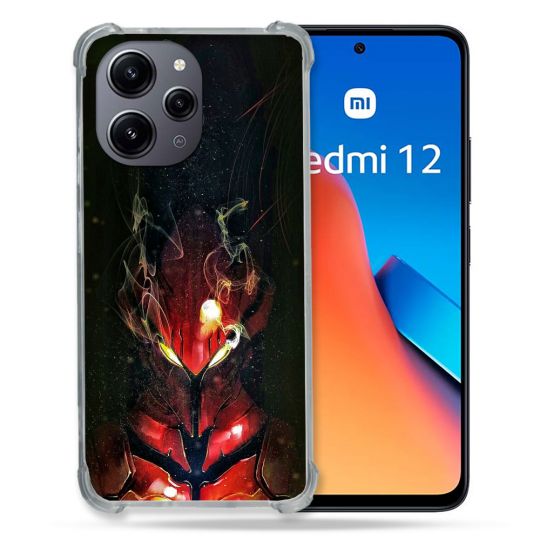 Coque Renforcée En Verre Trempé Pour Xiaomi Redmi 12 5G Manga Solo Leveling Igris