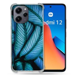 Coque Renforcée En Verre Trempé Pour Xiaomi Redmi 12 5G Nature Feuille Palmier