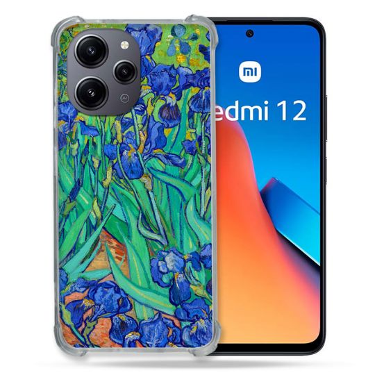 Coque Renforcée En Verre Trempé Pour Xiaomi Redmi 12 5G Peinture Iris