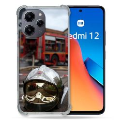 Coque Renforcée En Verre Trempé Pour Xiaomi Redmi 12 5G Pompier Casque Camion