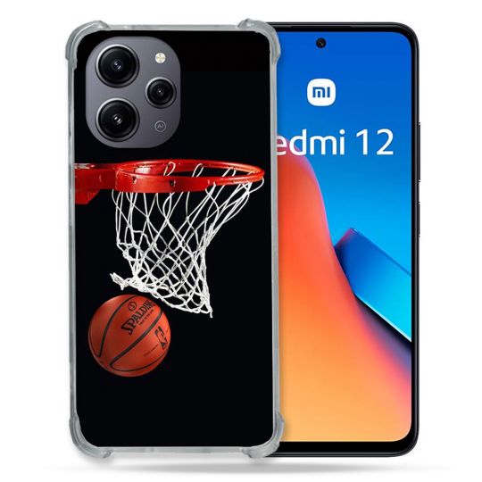 Coque Renforcée En Verre Trempé Pour Xiaomi Redmi 12 5G Sport Basket Panier