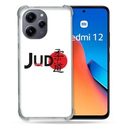 Coque Renforcée En Verre Trempé Pour Xiaomi Redmi 12 5G Sport Judo Logo