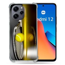 Coque Renforcée En Verre Trempé Pour Xiaomi Redmi 12 5G Sport Tennis Reflet