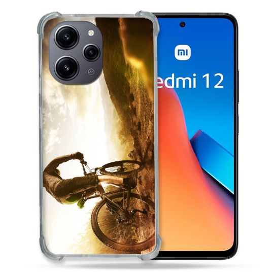 Coque Renforcée En Verre Trempé Pour Xiaomi Redmi 12 5G Sport VTT Soleil