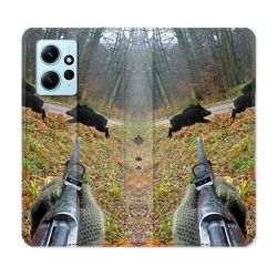 Housse Cuir Portefeuille Pour Xiaomi Redmi Note 12 4G Chasse Vision Tir