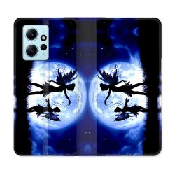 Housse Cuir Portefeuille Pour Xiaomi Redmi Note 12 4G Fantastique Fee Lune