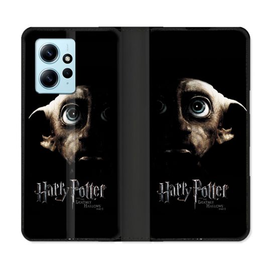 Housse Cuir Portefeuille Pour Xiaomi Redmi Note 12 4G Harry Potter Hollows Dobby