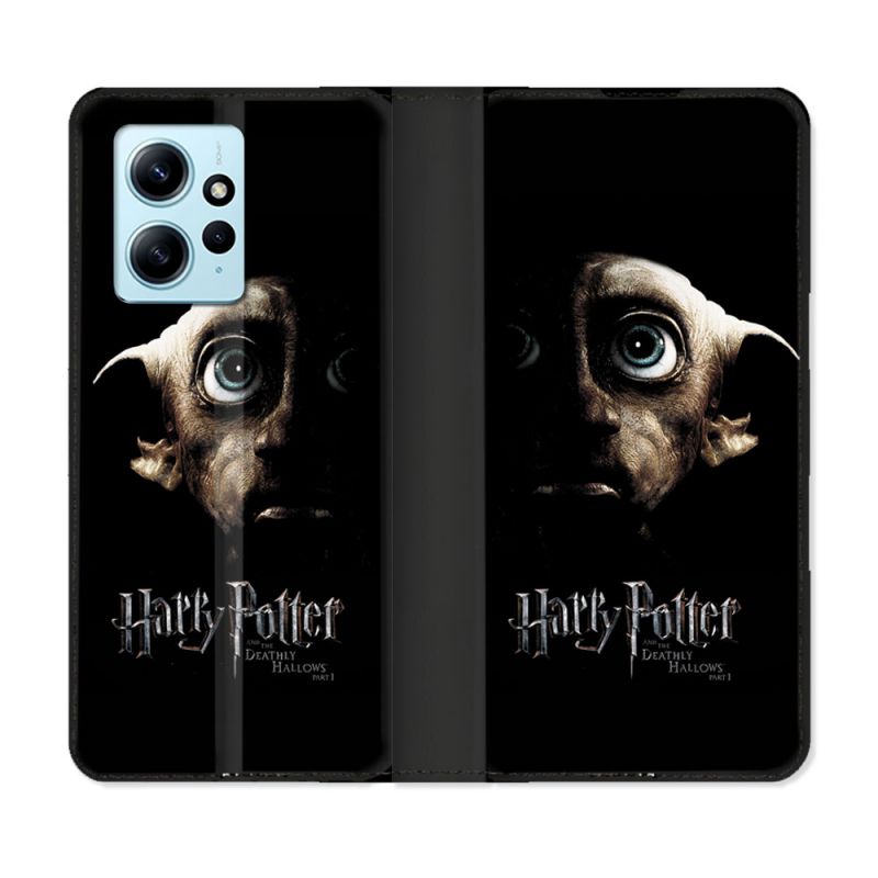 Housse Cuir Portefeuille Pour Xiaomi Redmi Note 12 4G Harry Potter Hollows Dobby