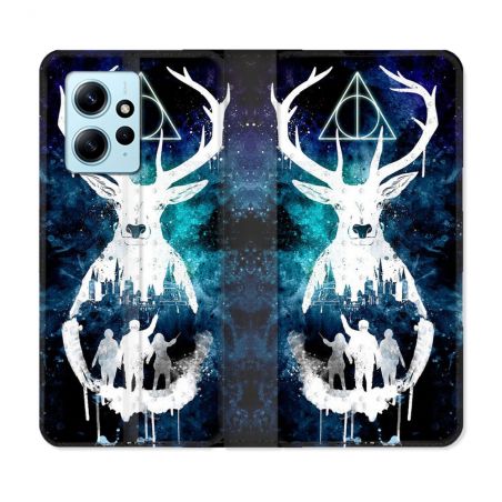 Housse Cuir Portefeuille Pour Xiaomi Redmi Note 12 4G Harry Potter Patronome
