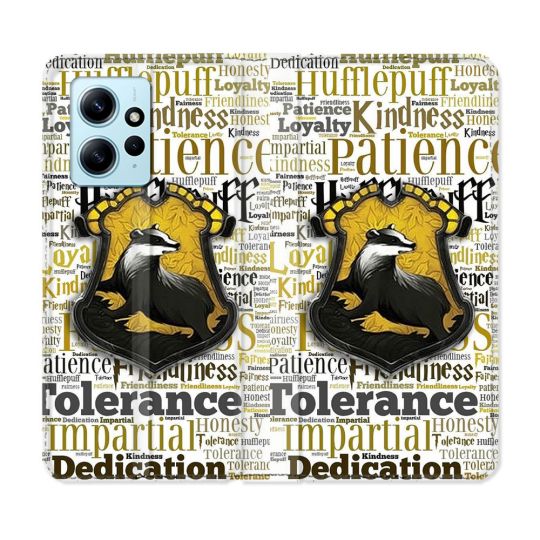 Housse Cuir Portefeuille Pour Xiaomi Redmi Note 12 4G Harry Potter Poursouffle