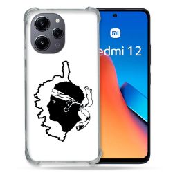 Coque Renforcée En Verre Trempé Pour Xiaomi Redmi 12 5G Voyage Corse Blanc