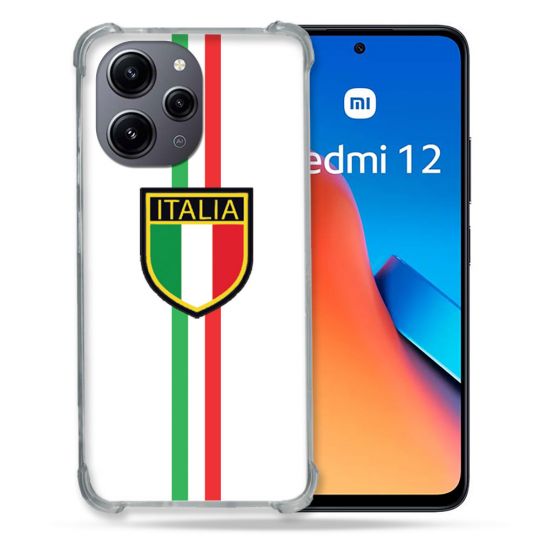 Coque Renforcée En Verre Trempé Pour Xiaomi Redmi 12 5G Voyage Italie 3 Blanc