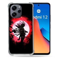 Coque Renforcée En Verre Trempé Pour Xiaomi Redmi 12 5G Voyage Japon Samourai