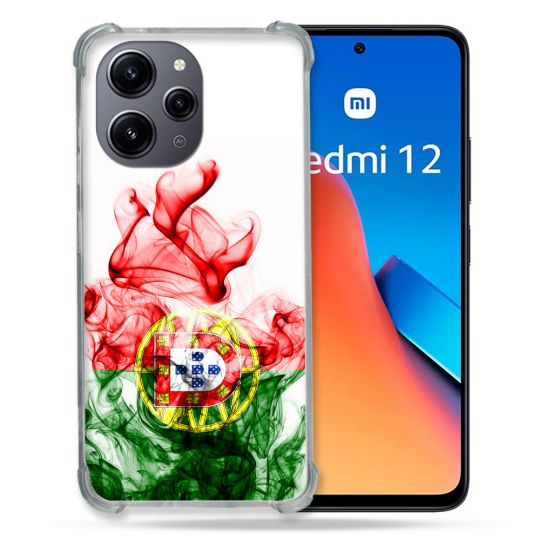 Coque Renforcée En Verre Trempé Pour Xiaomi Redmi 12 5G Voyage Portugal Flamme