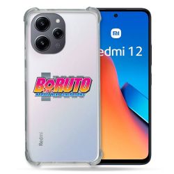 Coque Renforcée En Verre Trempé Transparente Pour Xiaomi Redmi 12 5G Boruto Logo
