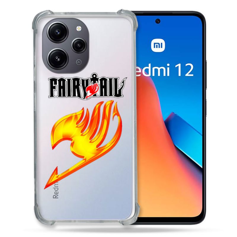 Coque Renforcée En Verre Trempé Transparente Pour Xiaomi Redmi 12 5G Fairy Tail