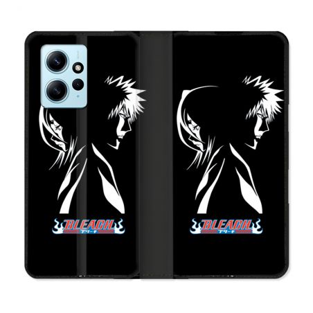 Housse Cuir Portefeuille Pour Xiaomi Redmi Note 12 4G Manga Bleach Duo