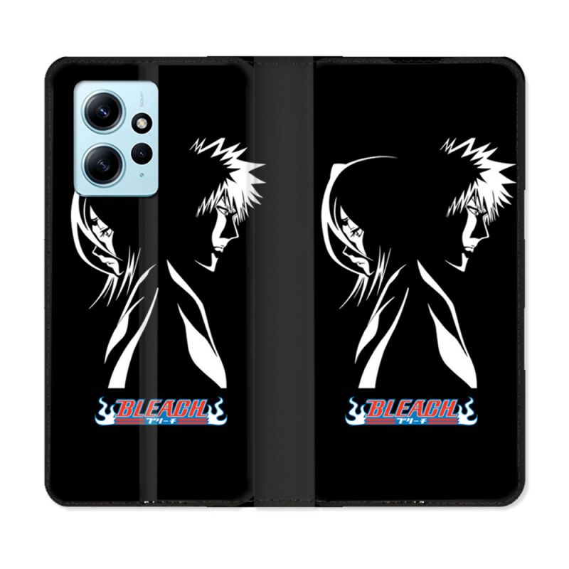 Housse Cuir Portefeuille Pour Xiaomi Redmi Note 12 4G Manga Bleach Duo