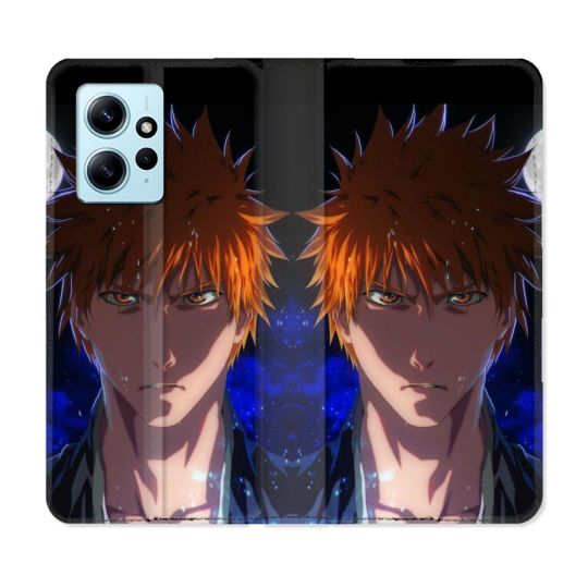 Housse Cuir Portefeuille Pour Xiaomi Redmi Note 12 4G Manga Bleach Ichigo