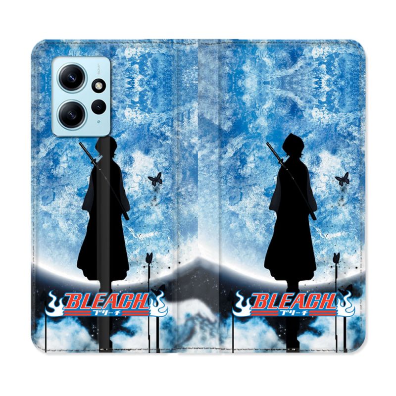 Housse Cuir Portefeuille Pour Xiaomi Redmi Note 12 4G Manga Bleach Lune