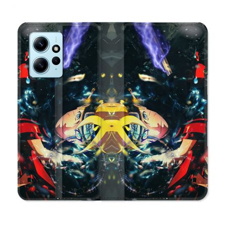 Housse Cuir Portefeuille Pour Xiaomi Redmi Note 12 4G Manga Boruto Eclair