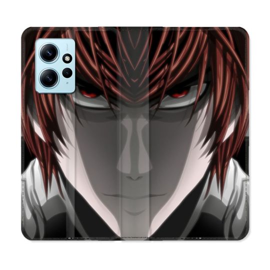 Housse Cuir Portefeuille Pour Xiaomi Redmi Note 12 4G Manga Death Note Kira