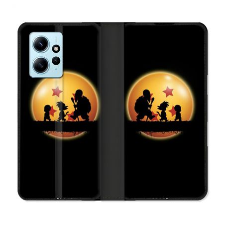 Housse Cuir Portefeuille Pour Xiaomi Redmi Note 12 4G Manga Dragon Ball Vintage