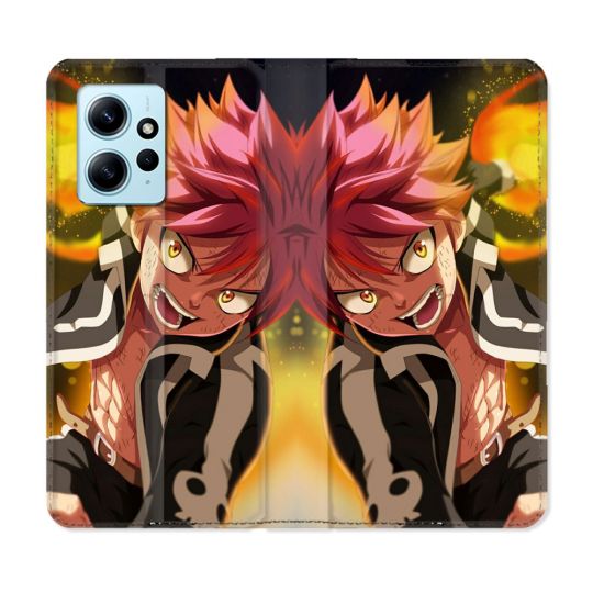 Housse Cuir Portefeuille Pour Xiaomi Redmi Note 12 4G Manga Fairy Tail Natsu