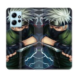Housse Cuir Portefeuille Pour Xiaomi Redmi Note 12 4G Manga Naruto Kakashi