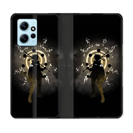 Housse Cuir Portefeuille Pour Xiaomi Redmi Note 12 4G Manga Naruto Sage