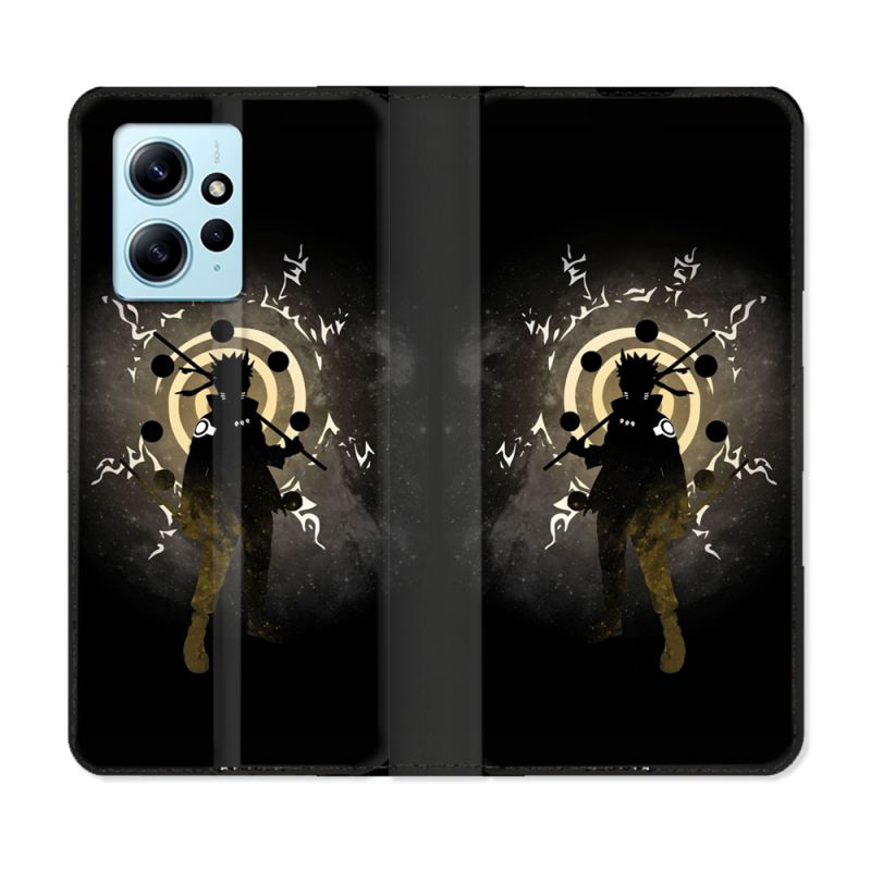 Housse Cuir Portefeuille Pour Xiaomi Redmi Note 12 4G Manga Naruto Sage