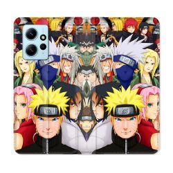 Housse Cuir Portefeuille Pour Xiaomi Redmi Note 12 4G Manga Naruto Team