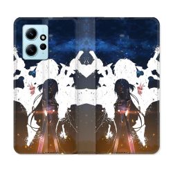 Housse Cuir Portefeuille Pour Xiaomi Redmi Note 12 4G Manga SAO sword Art Online Asuna
