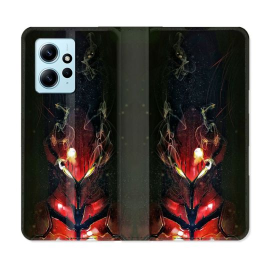 Housse Cuir Portefeuille Pour Xiaomi Redmi Note 12 4G Manga Solo Leveling Igris
