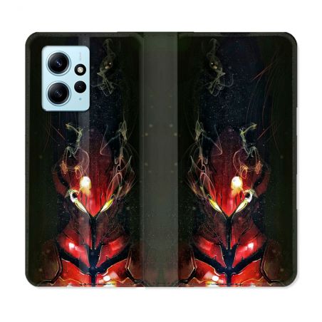 Housse Cuir Portefeuille Pour Xiaomi Redmi Note 12 4G Manga Solo Leveling Igris