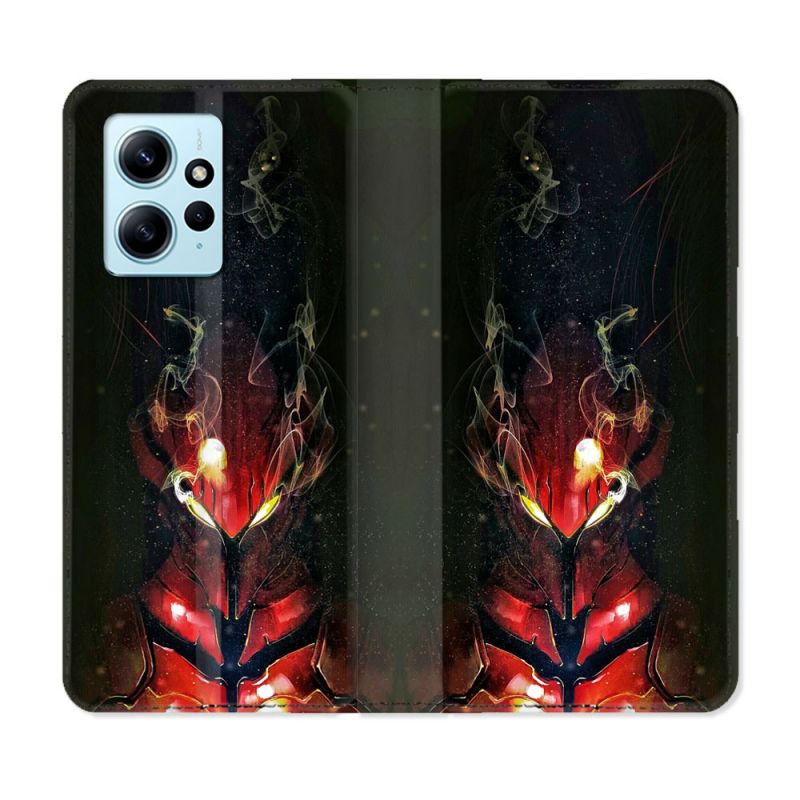 Housse Cuir Portefeuille Pour Xiaomi Redmi Note 12 4G Manga Solo Leveling Igris