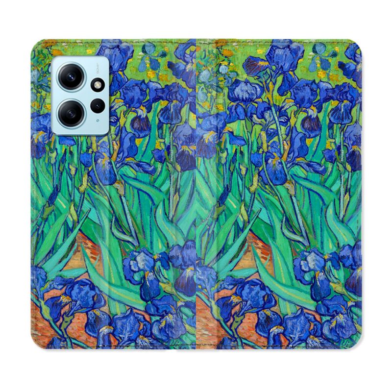 Housse Cuir Portefeuille Pour Xiaomi Redmi Note 12 4G Peinture Iris