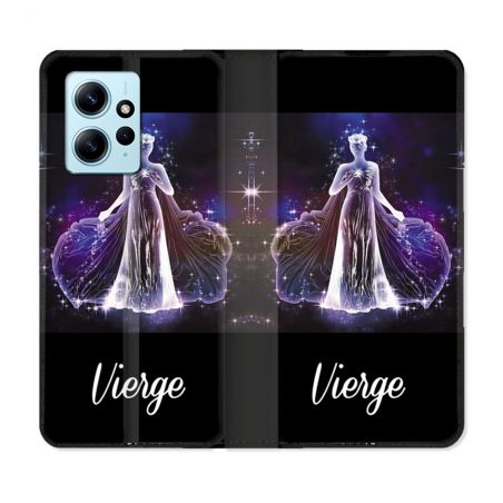Housse Cuir Portefeuille Pour Xiaomi Redmi Note 12 4G Signe Zodiaque 2 Vierge