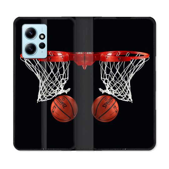 Housse Cuir Portefeuille Pour Xiaomi Redmi Note 12 4G Sport Basket Panier