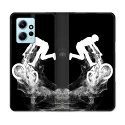 Housse Cuir Portefeuille Pour Xiaomi Redmi Note 12 4G Sport VTT Noir