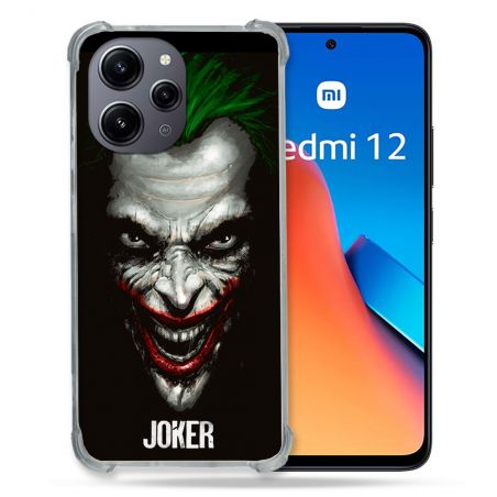 Coque Renforcée En Verre Trempé Pour Xiaomi Redmi 12 5G Joker Noir