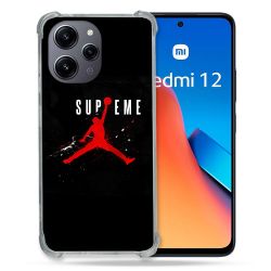 Coque Renforcée En Verre Trempé Pour Xiaomi Redmi 12 5G Jordan Supreme Noir