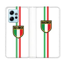 Housse Cuir Portefeuille Pour Xiaomi Redmi Note 12 4G Voyage Italie 3 Blanc