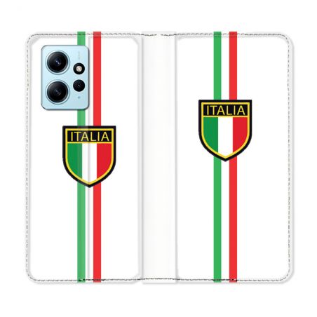 Housse Cuir Portefeuille Pour Xiaomi Redmi Note 12 4G Voyage Italie 3 Blanc