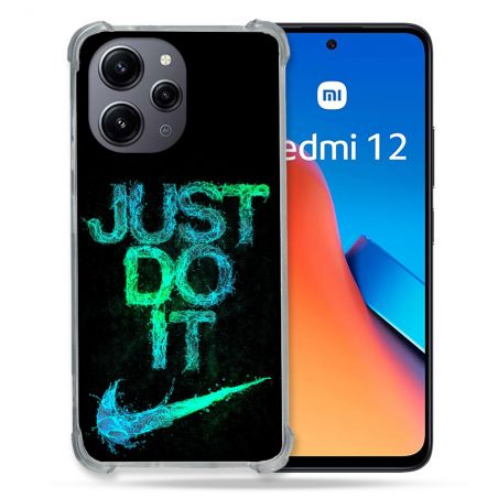 Coque Renforcée En Verre Trempé Pour Xiaomi Redmi 12 5G Nike Just Do It