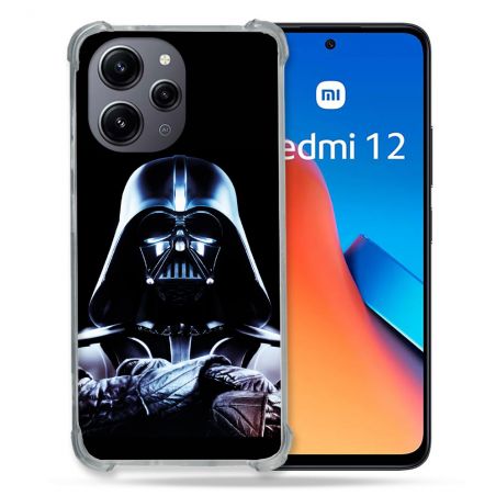 Coque Renforcée En Verre Trempé Pour Xiaomi Redmi 12 5G Star Wars - Dark Vador Noir
