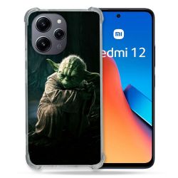 Coque Renforcée En Verre Trempé Pour Xiaomi Redmi 12 5G Star Wars - Yoda sombre