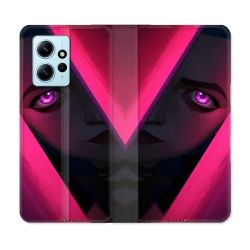 Housse Cuir Portefeuille Pour Xiaomi Redmi Note 12 4G Arcane Jynx Rose