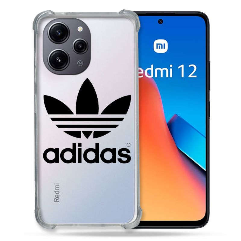 Coque Renforcée En Verre Trempé Transparente Pour Xiaomi Redmi 12 5G Adidas