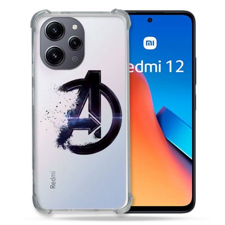 Coque Renforcée En Verre Trempé Transparente Pour Xiaomi Redmi 12 5G Avenger
